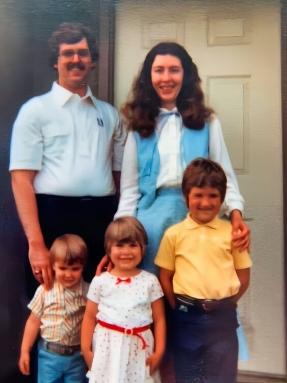 The VandeVusse family adopted Jennifer Becksvoort and her siblings.