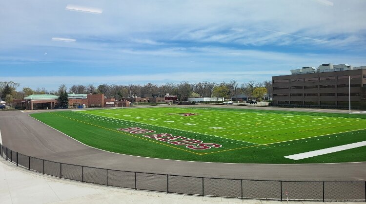 The field at Charles Hackley Middle School.