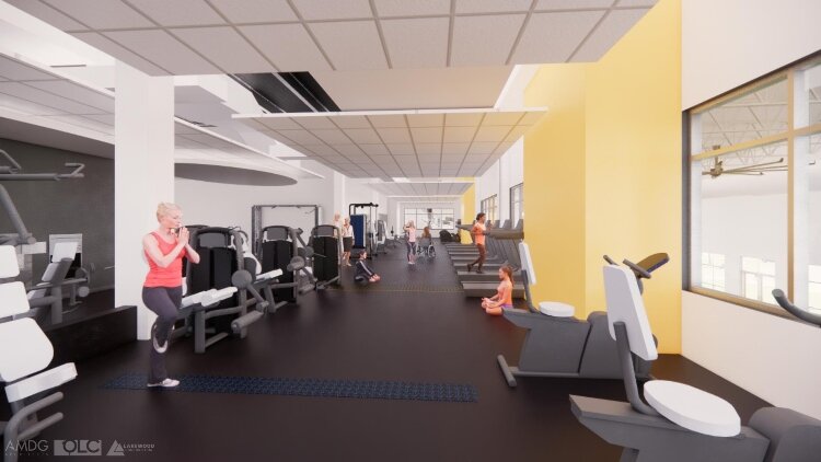 The HAC expansion includes a new fitness space.