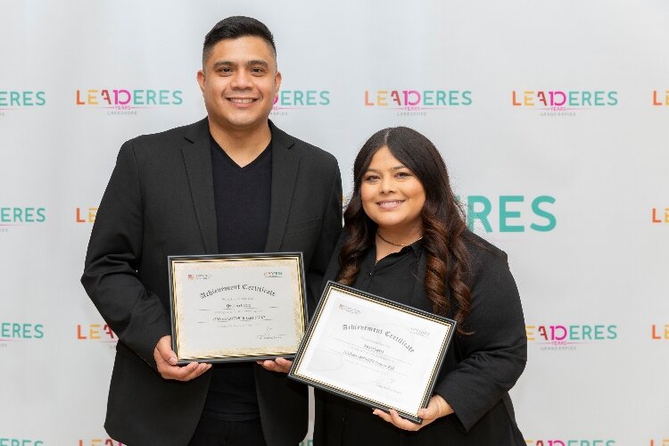Christian and Jovana Garcia are graduates of the first Lakeshore LEADeres class. (Isabel Lopez Slattery)