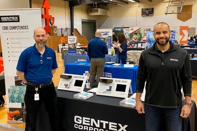 Gentex V.E.T.S at a Grand Valley Armory recruiting event. (Gentex)