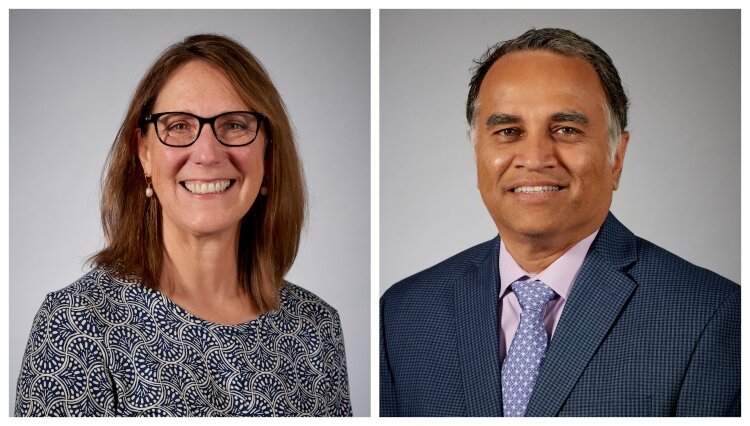 Barb VanHeest and Mark Pereira.