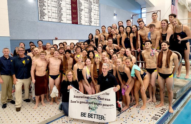 Be Better; Invitational athletes pose during the event.