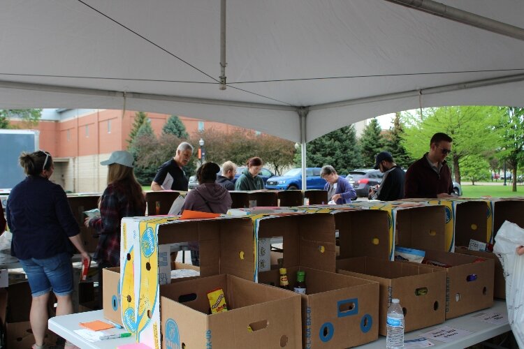 Area families collectively donated 47,549 pounds of food to support local hunger relief.