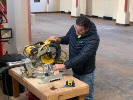 Housing Workx addresses both the housing and labor shortages through a program that provides hands-on training in the construction trades while building a house for low-income residents.
