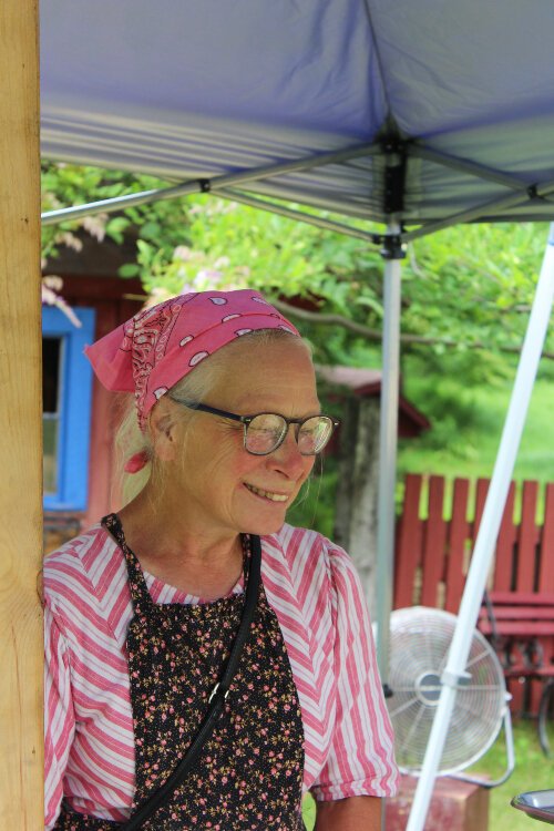 Farmer and homesteader, Joan Donaldson didn't change her approach to canning last season and filled her pantry with food from their large garden.