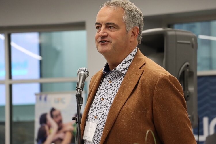 Jack Huisingh speaks at a HAC event.