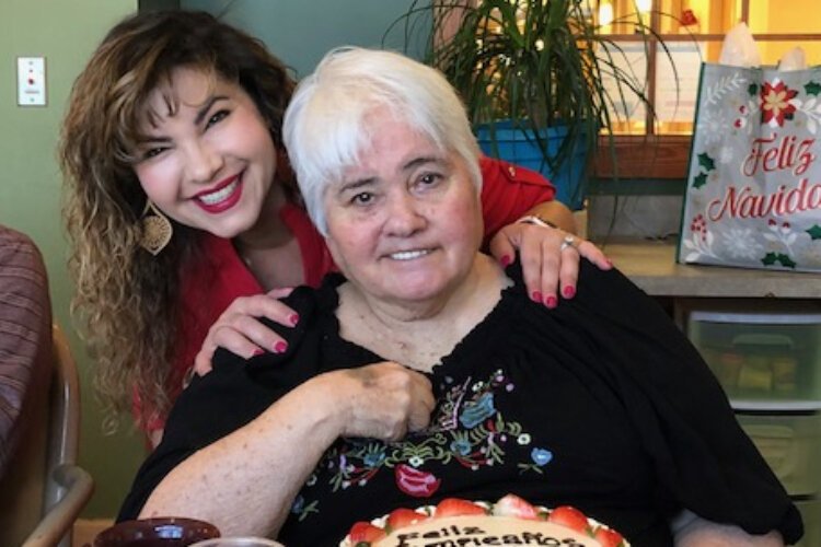 Juanita Bocanegra and her mom, Tomasa Flores.