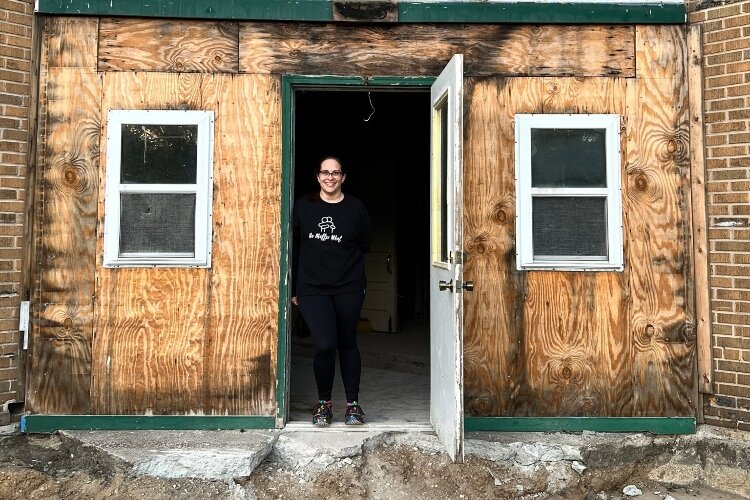 Erin Lyon, who owns the Jumpin’ Java Coffee House in downtown Grand Haven and is preparing to open Kenzie’s BE Café next year. 