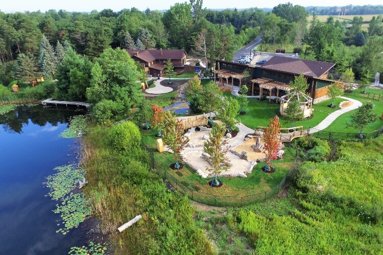 The Outdoor Discovery Center's Little Hawks Discovery Preschool is site to just one of the nature play parks built by ODC staff.