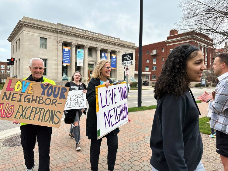 A unity march in Holland Saturday was a response to Trump Administration policies targeting the Department of Education, DEI, and immigrants. 