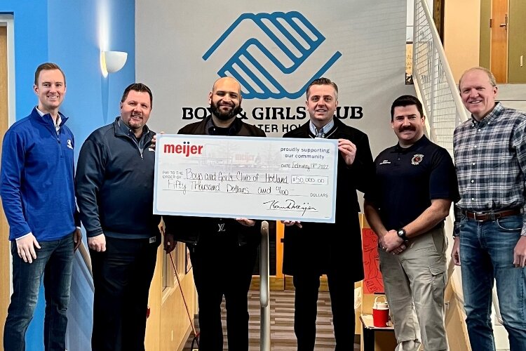 The Boys and Girls Club of Greater Holland is one of 24 clubs in the Midwest to receive a $50,000 donation from Meijer.
