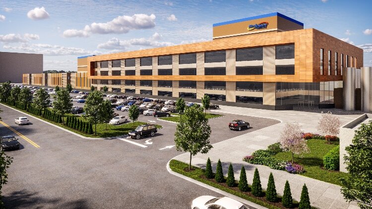 Rendering of planned expansion at Mead Johnson Nutrition’s Zeeland facility.