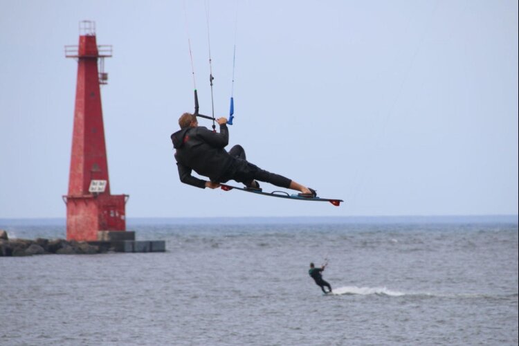 Catch some waves and take in gear demos, beach clinics, trainer kite testing, and vendors at the King of the Great Lakes Kiteboarding Test Fest, taking place Sept. 26-28 in Muskegon.