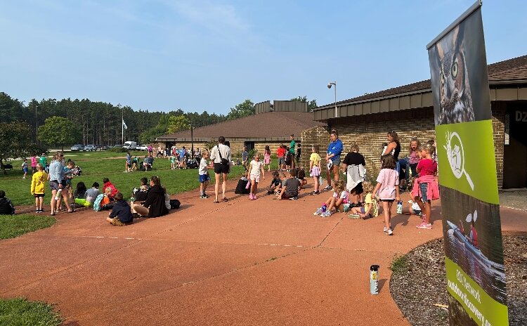 Parents and students gather for ODC’s “Best of Summer” celebration at Lake Hills Elementary in Spring Lake.
