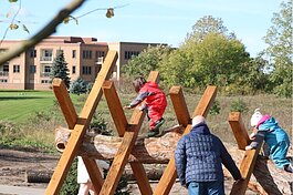 The Outdoor Discovery Center's new nature playscape is one of several the nonprofit has built and plans to build in West Michigan.