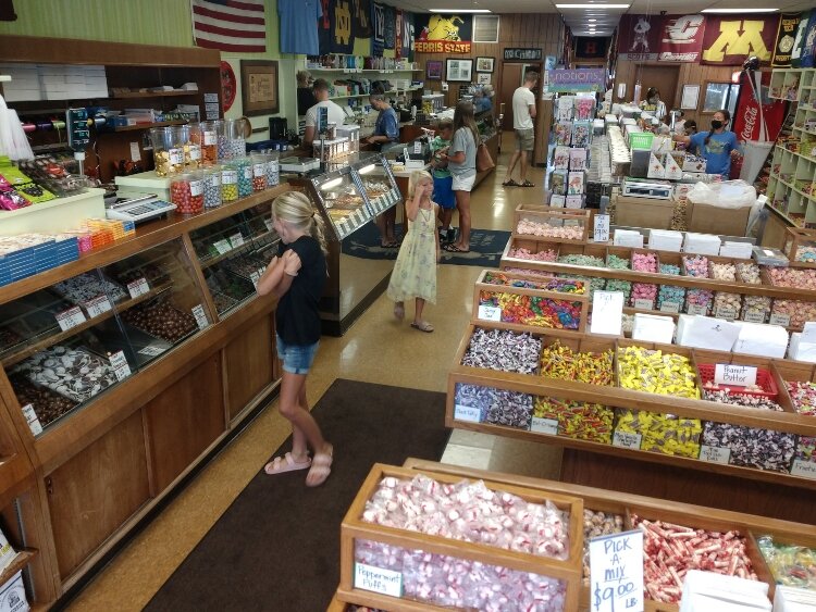 Sarah Porebski, the newest co-owner of the Holland Peanut Store says the store's top strength — its incredible customer service — won’t change anytime soon.