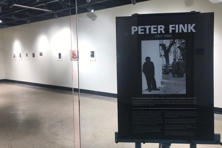 GRCC is sharing its collection of photographs by world-renowned artist and alumnus Peter Fink.