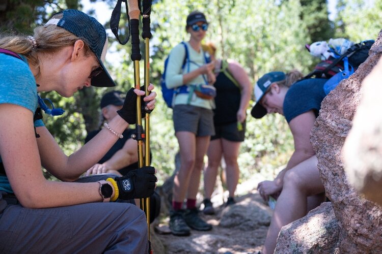 Four women from Holland joined others in attempting the 13-mile climb to the summit, rising over 14,000 feet above sea level.