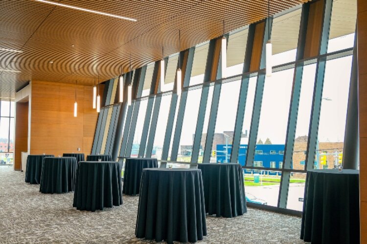 The 37,700-square-foot VanDyk Mortgage Convention Center opened this spring. It offers a much-needed convention space along the Lakeshore.