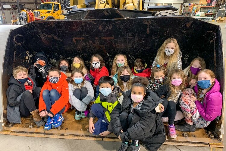 Ferry and Voyager third graders are learning about city infrastructure at the Grand Haven Department of Public Works.