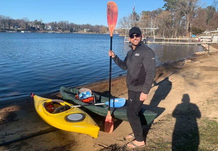 Ryan Bryker is the co-founder of the Muskegon Lakeshore Paddle Club. 