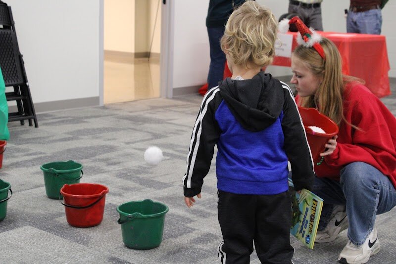 The Signing Santa event included games and activities.