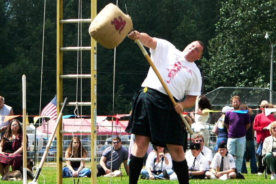 The sheaf toss is one of many Highland Games that will be a part of Saturday's Holland Waterfront Celtic Festival at Window on the Waterfront.