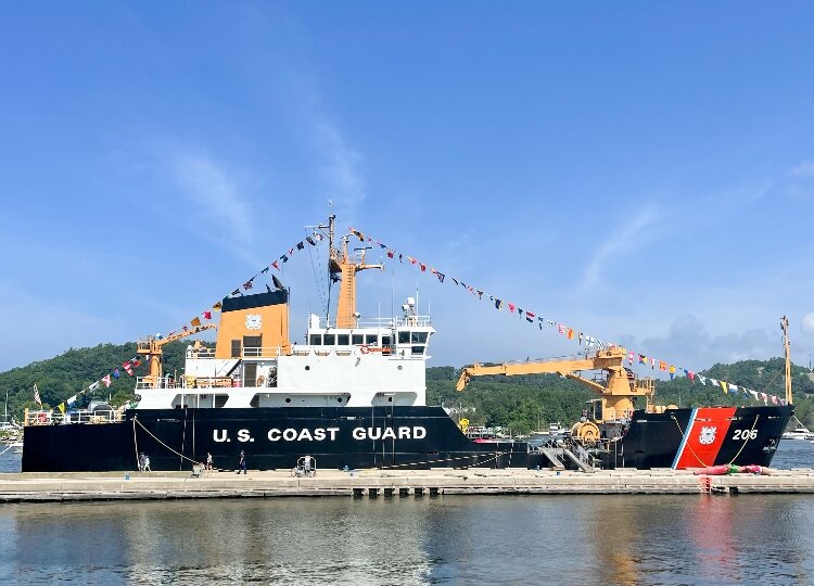 Attendees had an opportunity to tour U.S. Coast Guard ships during the week-long festival. 