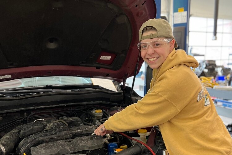 Grand Haven resident Sophia Lonnee found the Automotive Tech Job Training Program at GRCC to be the right fit.  