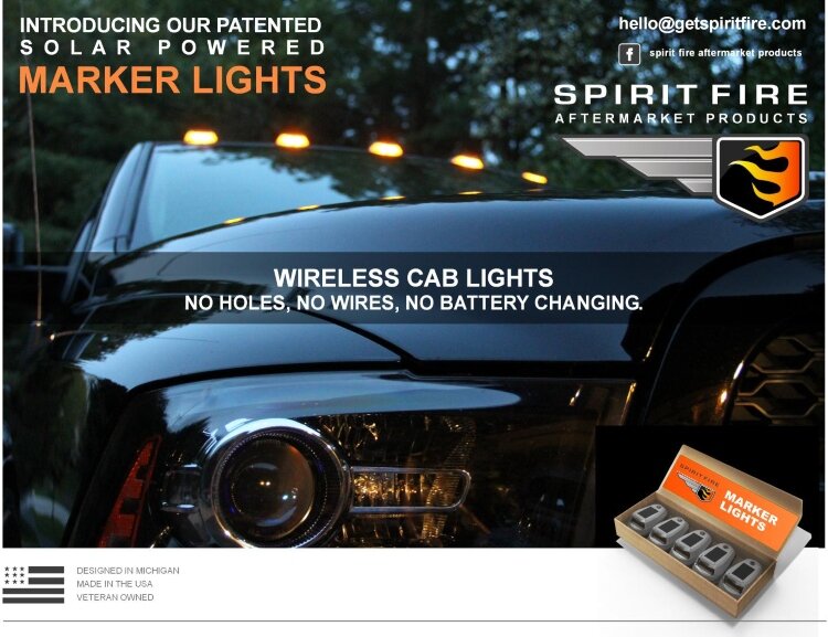 A flier for Spirit Fire Aftermarket Products