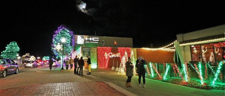 The lakeshore's biggest and brightest holiday light show can be found in downtown Spring Lake.