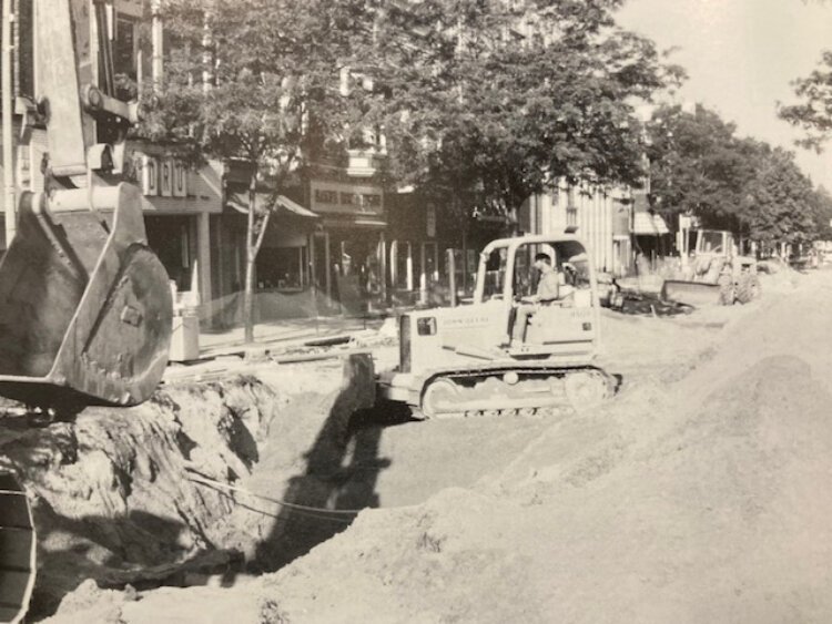 With the help of industrialist Ed Prince, downtown Holland installed snowmelt in the 1980s.