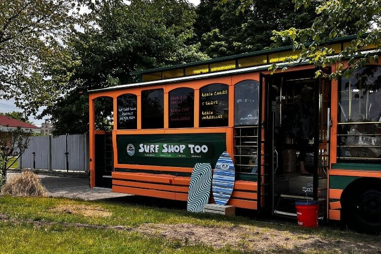 Surf Shop is one of the vendors at Grand Haven's first food truck park. (City of Grand Haven)