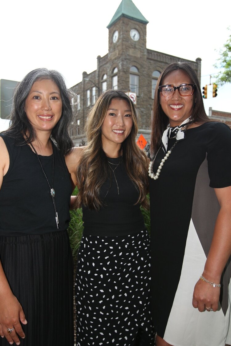 Women of Color Give members Kim Koeman, Rebekah Bakker and Robyn Afrik. (Photo credit: J.R. Valderas)