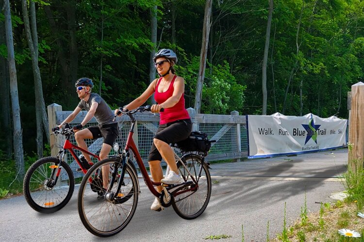 Blue Star Trail is a nearly 20-mile recreational trail, connecting South Haven to Saugatuck. 