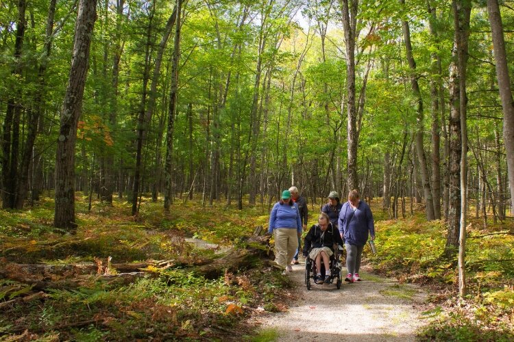 Jeffrey VanDyke takes a tour of the Sandy Hansen Birding Trail for the first time.