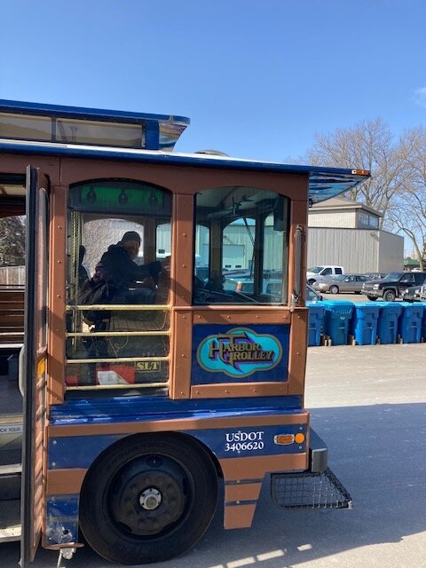 Mandy Anderson plans to turn this trolley into a food truck.