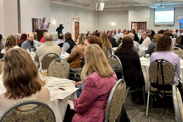 Matt Dunsmoore presents during the first session of the Tuesday Forum on Feb. 28. (GHACF)