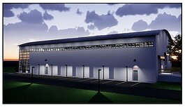 A rendering of the $1.2 million facility USA Sign Frame and Stake is building in Zeeland Township.