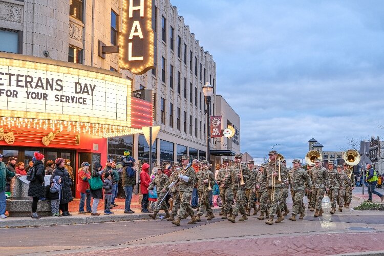 The Veterans Day Parade in Downtown Muskegon is an annual tradition. 