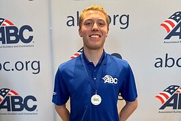 Coopersville resident Wade Wiltenburg placed third at the ABC National Craft Championships. (West Michigan Chapter ABC)