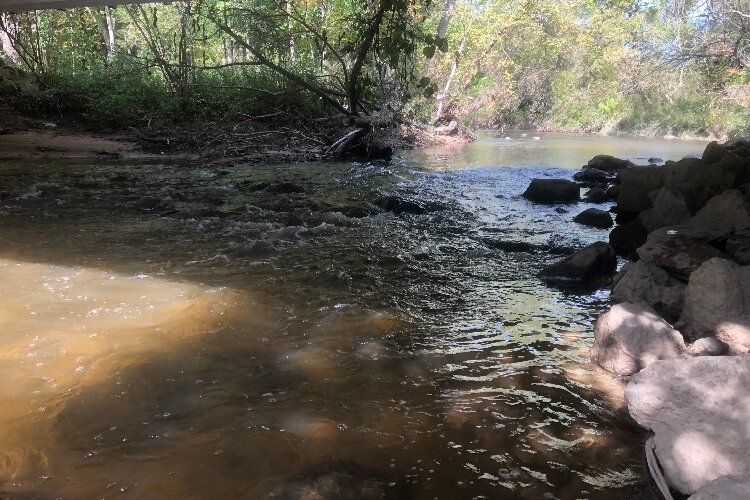 This creek is part of the Sand Creek and Crockery Creek watersheds.