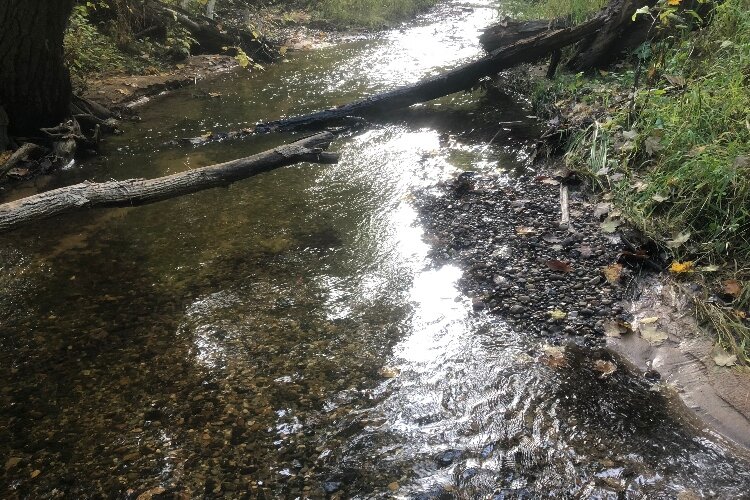 This creek is part of the Sand Creek and Crockery Creek watersheds.