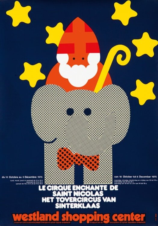 Just for fun—this poster shows a St. Nicholas circus; circuses frequently are held in honor of St. Nicholas in Belgium.