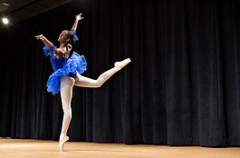 Nala Jane Williams performs a ballet recital at last year’s Sterling Heights Cultural Exchange event.
