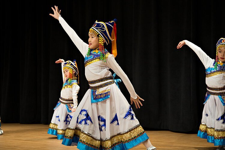 Onlookers were impressed by the Sunshine Chinese Dance academy performance at the 2020 Cultural Exchange.