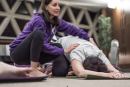 Mindy Eisenberg, founder of Michigan-based nonprofit Yoga Moves MS.
