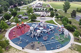 The new Mission to Mars playscape in Westland.