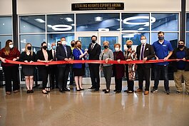 City officials and stakeholders gathered at the Sterling Heights Community Center where they celebrated the opening of their Esports Arena with a ribbon-cutting ceremony.